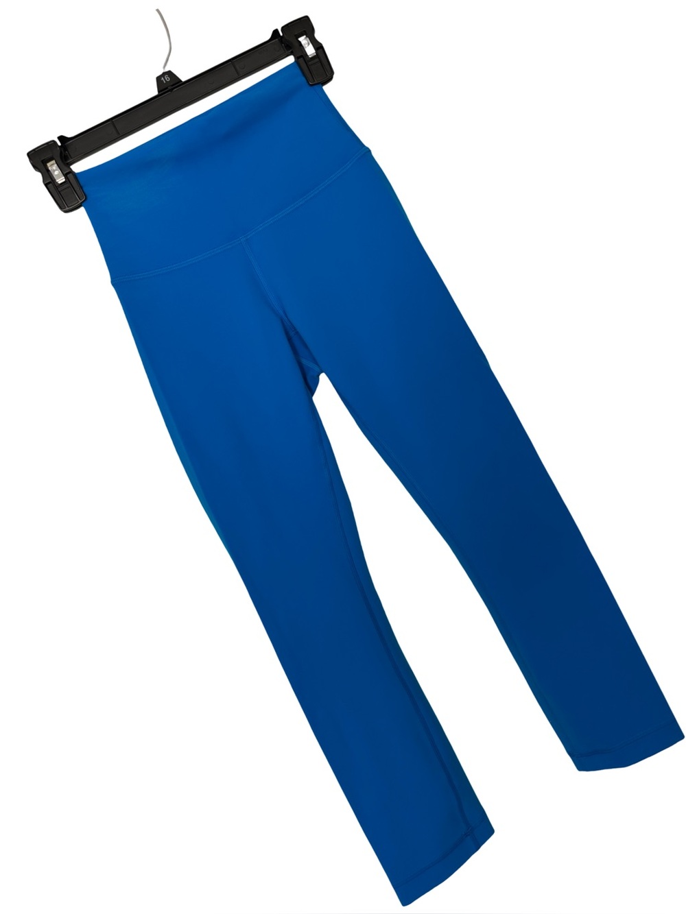 Lululemon Wunder Train High Rise Crop Leggings Bright Blue Size 2